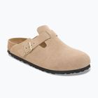 Nazouváky BIRKENSTOCK Boston Suede Leather sandcastle