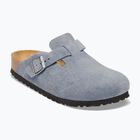 Nazouváky BIRKENSTOCK Boston Suede Leather stone blue