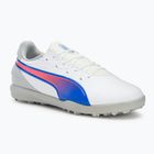 Dětské kopačky PUMA King Match TT Jr puma white/bluemazing/flat light grey/sunset glow