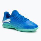 Dětské kopačky PUMA Future 7 Play It hyperlink blue/mint/puma white