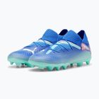 Dětské kopačky PUMA Future 7 Pro FG/AG Jr bluemazing/puma white/electric peppermint