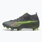 Pánské kopačky PUMA Ultra 5 Match+ FG/AG matte aged silver/yellow alert/puma aged silver