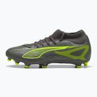Pánské kopačky PUMA Ultra 5 Play+ FG/AG matte aged silver/yellow alert/puma aged silver
