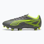 Kopačky  PUMA Ultra 5 Play FG/AG matte aged silver/yellow alert/puma aged silver