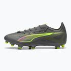 Pánské kopačky PUMA Ultra 5 Match FG/AG matte aged silver/yellow alert/puma aged silver