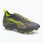 Dětské kopačky PUMA Ultra 5 Pro FG/AG Jr matte aged silver/yellow alert/sun struck