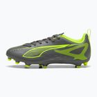 Dětské kopačky PUMA Ultra 5 Play FG/AG Jr matte aged silver/yellow alert/puma aged silver