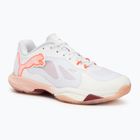 Dámské házenkářské boty PUMA Vantage Nitro W+ puma white/ glowing red/ rose wuartz/ dark crimson