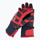 Dětské lyžařské rukavice ZIENER Liwa Aquashield PR fiery red