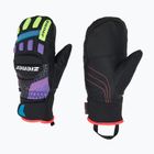Dětské lyžařské rukavice ZIENER Luron Aquashield PR Mitten multicolor