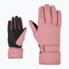 Dámské lyžařské rukavice ZIENER Kisar Aquashield rose blossom