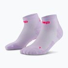 Pánské kompresní ponožky CEP Ultralight Low Cut 4.0 lilac