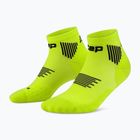 Dámské kompresní ponožky CEP Run Low Cut 5.0 lime/black