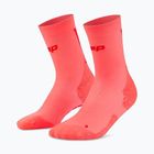 Dámské ponožky CEP Ultralight Mid Cut 4.0 neon coral/red