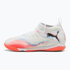 Dětské kopačky PUMA Future 8 Match It + Mid Jr puma white/puma black/glowing red