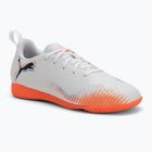 Dětské kopačky PUMA Future 8 Play It Jr puma white/puma black/glowing red
