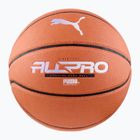 Basketbalový míč PUMA teamJAWS All Pro Basketball leather brown/puma black velikost 7