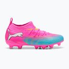 Dětské kopačky PUMA Future 9 Match FG/AG Jr poison pink/puma wht/sun stream/bright aqua/puma blk