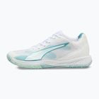 Házenkářské boty PUMA Accelerate Pro 4 Game On puma white/baltic sea blue/fresh water