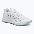 Házenkářské boty PUMA Accelerate Pro 4 Game On puma white/baltic sea blue/fresh water