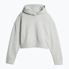 Dámská mikina PUMA x HYROX World Cropped Hoodie světle šedá