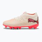 Dětské kopačáky PUMA Future 9 Pro FG/AG Jr sugared almond/puma white/ultra red/puma black