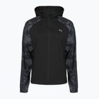 Dámská běžecká bunda  Puma Run AOP Favorite Woven Jacket black