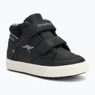 Dětské boty KangaROOS KaVu Primo V jet black / steel grey