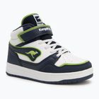 Dětské boty KangaROOS K-CP Dunkin Mid EV dark navy/lime