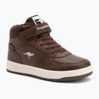 Dětské boty KangaROOS K-CP Bound Mid EV slate black/blond wood