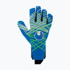 Brankářské rukavice  uhlsport Aquagrip HN pacific blue/fluo green/w
