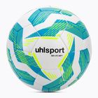 Fotbalový míč uhlsport Lite Soft 350 white/light blue/fluo yellow velikost 5