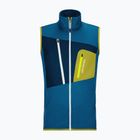 Pánská vesta ORTOVOX Fleece Grid Vest heritage blue