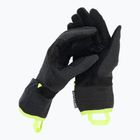 Pánské parašutistické rukavice ORTOVOX Fleece Grid Cover black raven