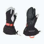 Dámské lyžařské rukavice  ORTOVOX Merino Freeride 3 Finger black raven