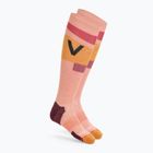Dámské lyžařské ponožky ORTOVOX Freeride Long Socks Cozy bloom