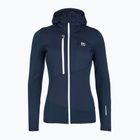 Dámská mikina  ORTOVOX Fleece Grid Hoody deep ocean