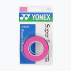 Omotávky na badmintonové rakety  YONEX AC 102 EX 3 ks pink