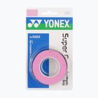 Omotávky na badmintonové rakety  YONEX AC 102 EX 3 ks french pink