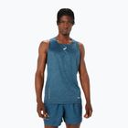 Pánské běžecké tílko ASICS Fujitrail Singlet magnetic blue