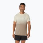 Pánské běžecké tričko ASICS Seamless oatmeal/moonrock