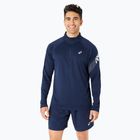 Pánské běžecké tričko longsleeve  ASICS Icon 1/2 Zip performance blue expanse