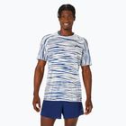 Koszulka do biegania męska ASICS Metarun Shibori Top brich/blue expanse