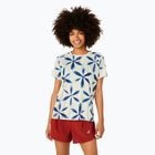 Dámské běžecké tričko ASICS Metarun Shibori Top brich/blue expanse