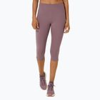 Dámské běžecké legíny ASICS High Waist Capri dusty mauve