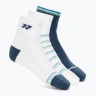 Ponožky YONEX 19236 Quarter 3 páry navy/white/green
