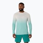 Longsleeve do biegania męski ASICS Seamless birch/oasis green