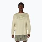 Pánské běžecké tričko Longsleeve ASICS Fujitrail Logo LS khaki 