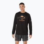 Pánské běžecké tričko Longsleeve ASICS Fujitrail logo LS performance black