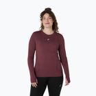 Dámské běžecké tričko Longsleeve ASICS Road Seamless LS dark currant/port royal 